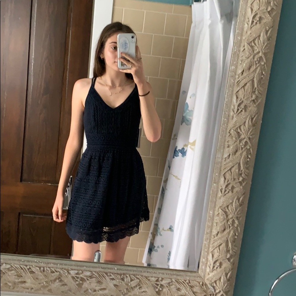 navy dress